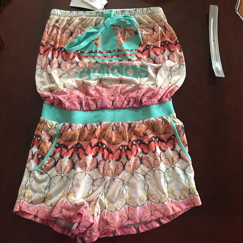 Short romper by adidas..